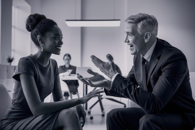 Coaching session duo tone